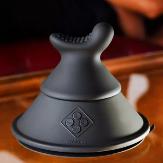 The Cowgirl – Cone okos vibrációs mini szexgép két feltéttel (APP-os)