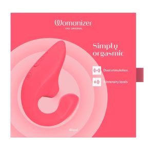 Womanizer Blend vibrátor, léghullámos csiklóizgatóval (korall)