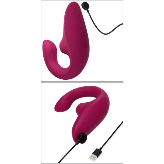 Womanizer Blend vibrátor, léghullámos csiklóizgatóval (pink)