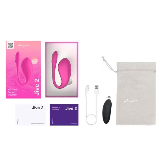 We-Vibe Jive 2. okosvibrátor, távirányítóval (rózsaszín) (APP-os)