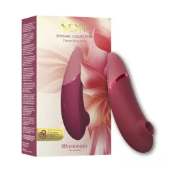 Womanizer Next léghullámos csiklóizgató (bordó)