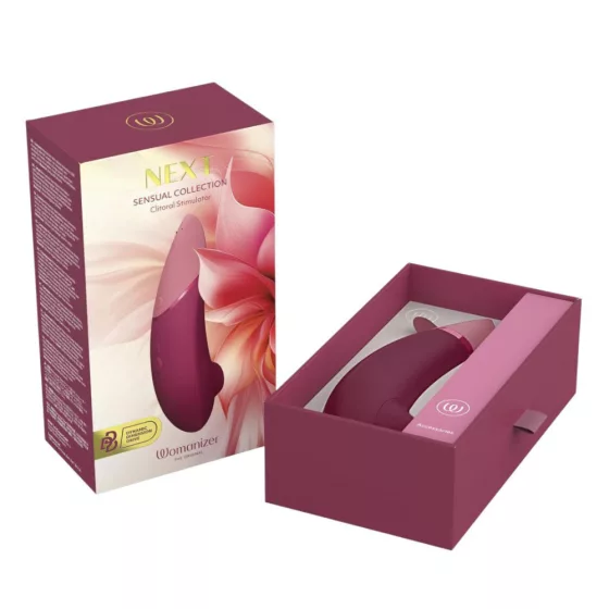 Womanizer Next léghullámos csiklóizgató (bordó)
