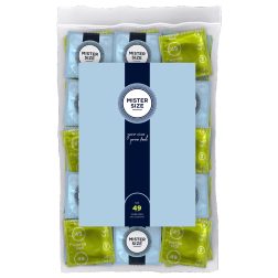   Mister Size 49. - 100 db egyedi méretű, extra vékony óvszer (49 mm).