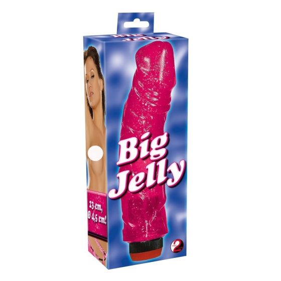 Big Jelly vibrátor (rózsaszín)