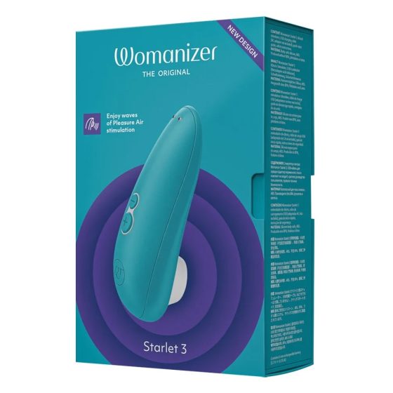 Womanizer Starlet 3 léghullámos, mini csiklóizgató (türkiz)