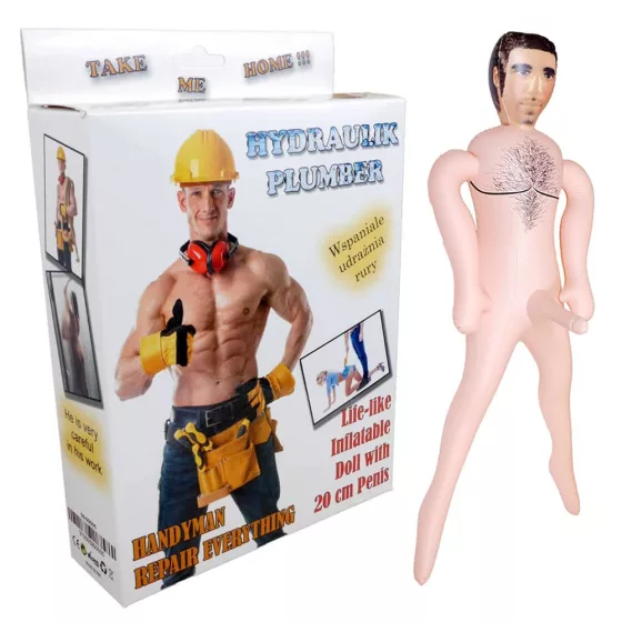 Handyman felfújható gumiférfi
