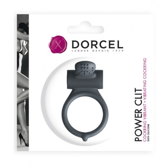 Dorcel Power Clit vibrációs péniszgyűrű (fekete)