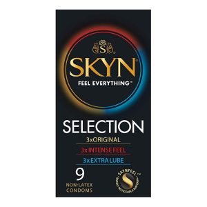 Skyn Selection latexmentes óvszer válogatás (9 db).