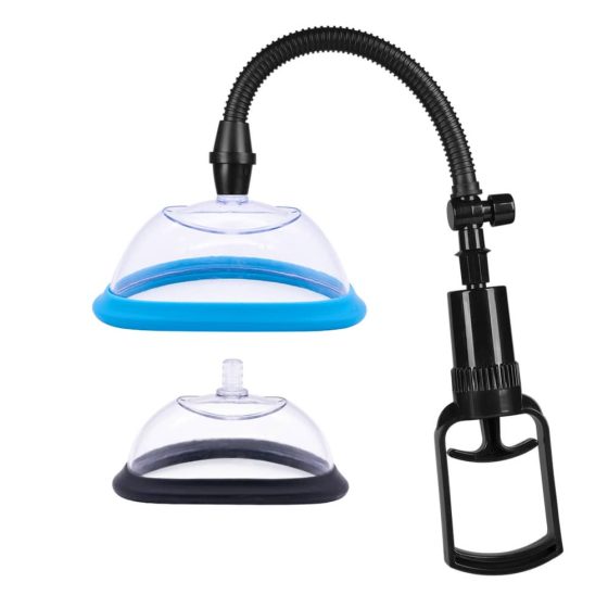 B-Series – Powerpump Max vagina pumpa, kétujjas pumpafejjel, két szívóharanggal