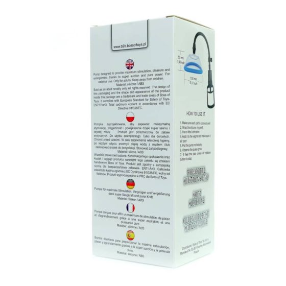 B-Series – Powerpump Max vagina pumpa, kétujjas pumpafejjel, két szívóharanggal