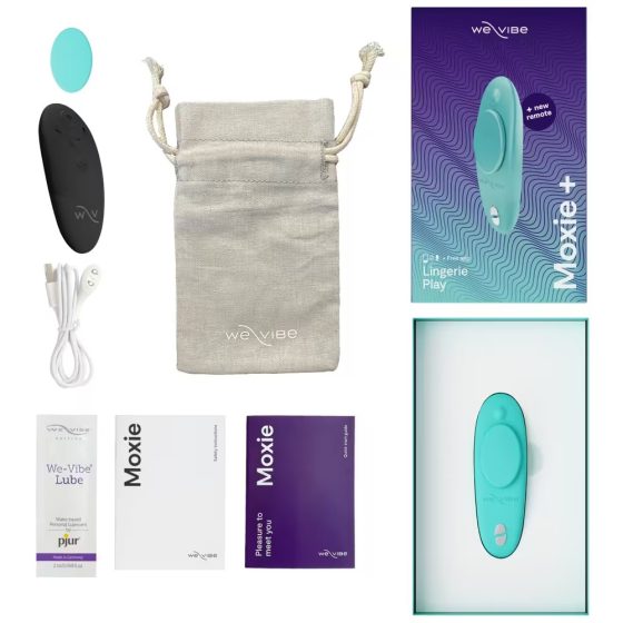 We-Vibe Moxie+ hordható vibrátor (zöld) (APP-os)