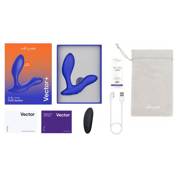 We-Vibe Vector+ prosztatavibrátor (kék) (APP-os)