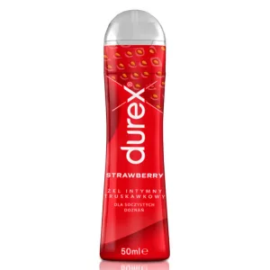Durex Strawberry vízbázisú síkosító, eper aromával (50 ml)