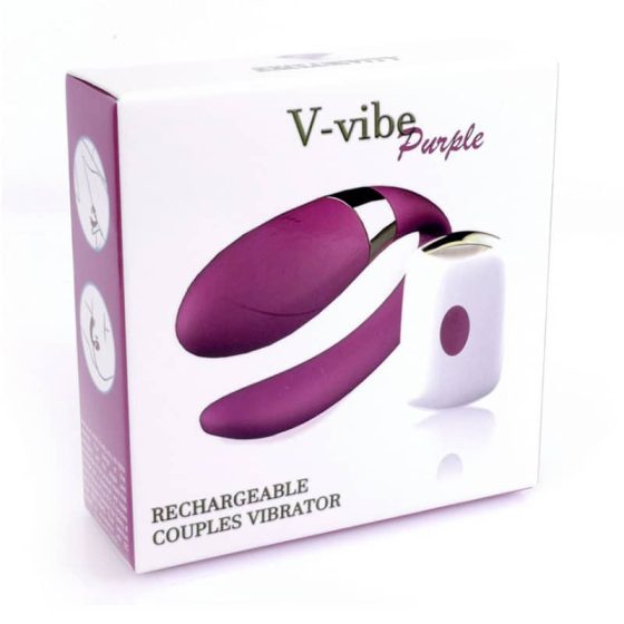 V-Vibe Purple párvibrátor, távirányítóval (lila).