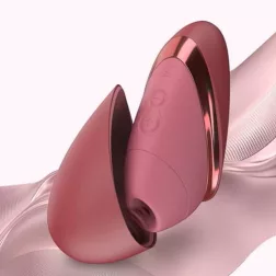   Womanizer – Next Liberty léghullámos csiklóizgató (bordó)
