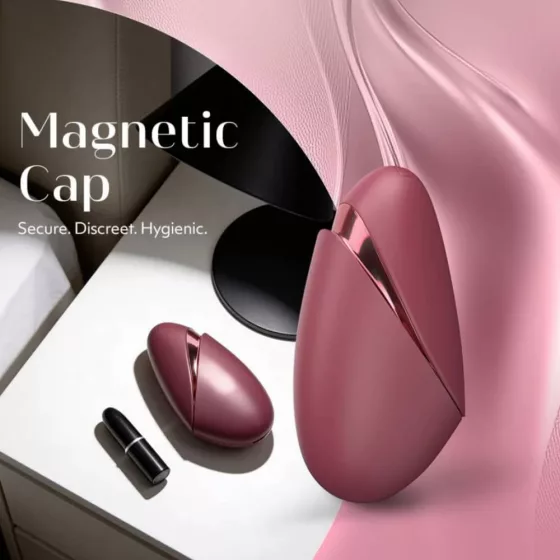 Womanizer – Next Liberty léghullámos csiklóizgató (bordó)