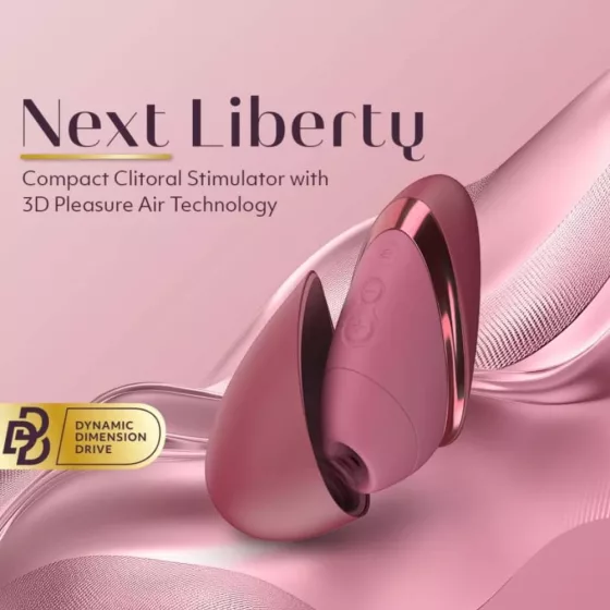Womanizer – Next Liberty léghullámos csiklóizgató (bordó)