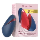   Womanizer – Next Liberty léghullámos csiklóizgató (piros-kék)