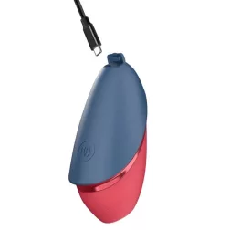   Womanizer – Next Liberty léghullámos csiklóizgató (piros-kék)