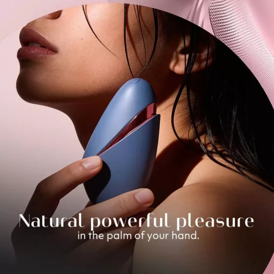 Womanizer – Next Liberty léghullámos csiklóizgató (piros-kék)