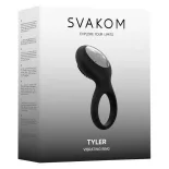 Svakom Tyler vibrációs péniszgyűrű (fekete)