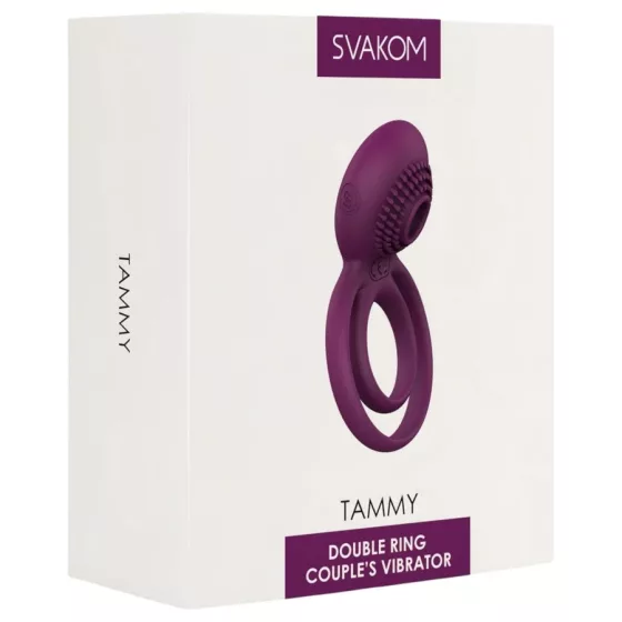 Svakom – Tammy vibrációs péniszgyűrű (lila)