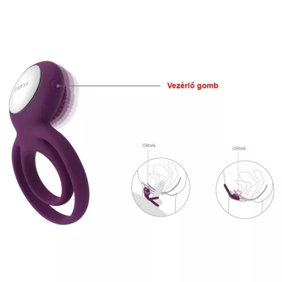 Svakom – Tammy vibrációs péniszgyűrű (lila)
