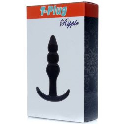 T-Plug Ripple gömbös análdildó