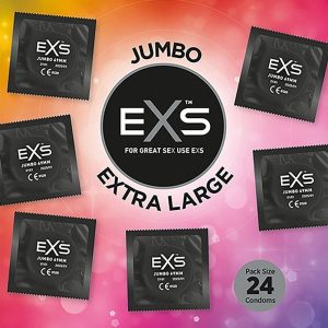 EXS Jumbo extra méretű óvszer (24 db)