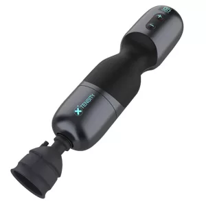 Xtensity - vákuumos maszturbátor pulzációs mozgással (fekete) 