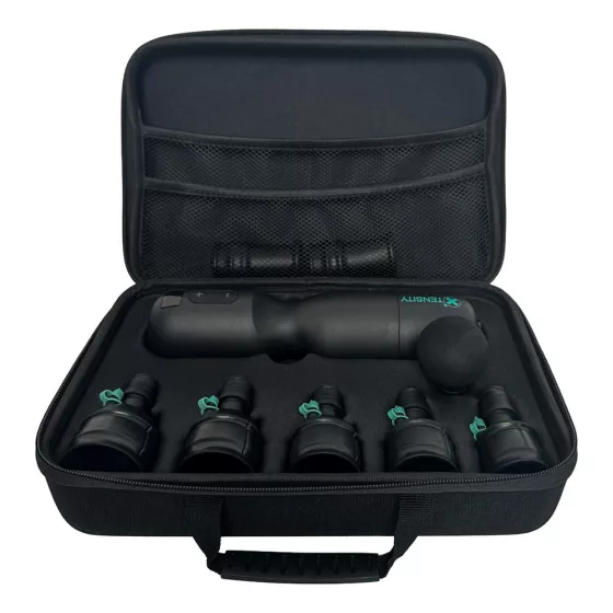 Xtensity - vákuumos maszturbátor pulzációs mozgással (fekete) 