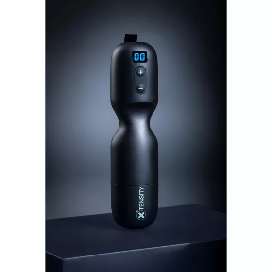 Xtensity - vákuumos maszturbátor pulzációs mozgással (fekete) 