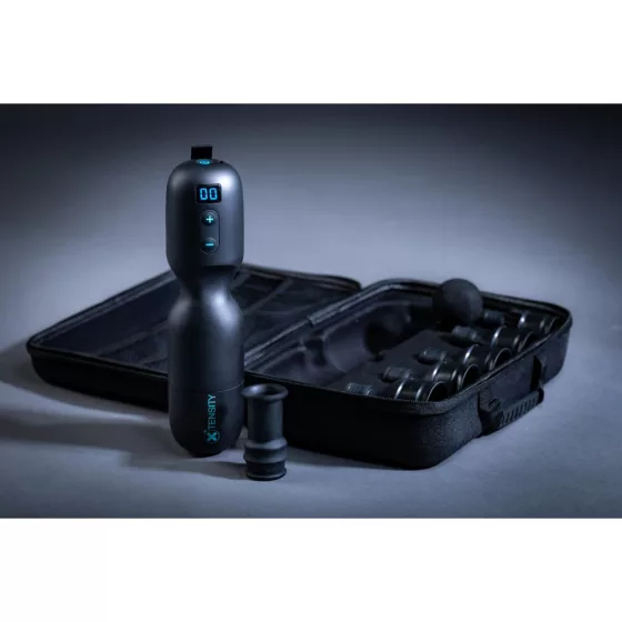 Xtensity - vákuumos maszturbátor pulzációs mozgással (fekete) 