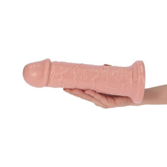 Italian Cock tapadótalpas dildó (8,5" - világos bőrszín)