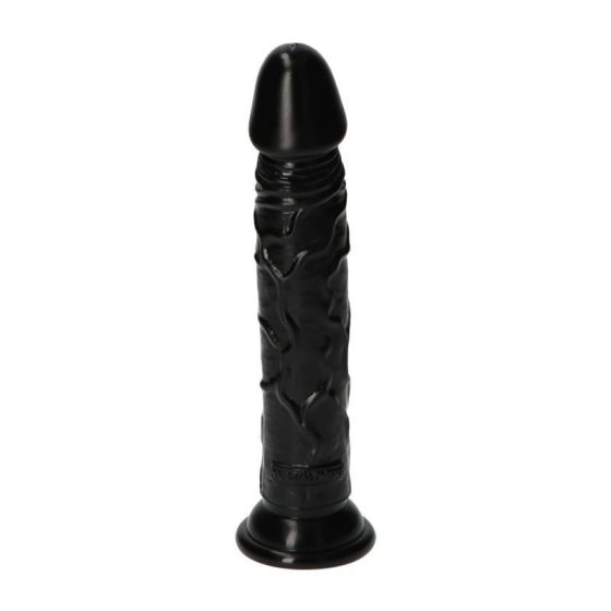 Italian Cock tapadótalpas dildó (6,5" - fekete)