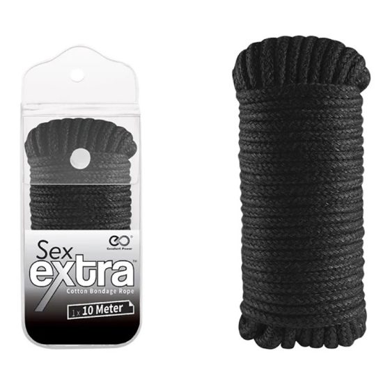 Sex Extra bondge kötél (fekete - 10 méter)
