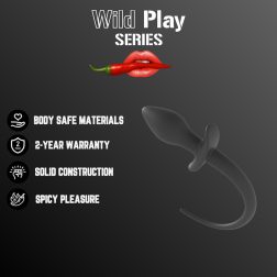 Easy Toys Pointy anál dildó, kutyafarokkal (kicsi)