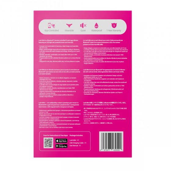 Lovense Lush Mini vibrációs tojás (APP-os)