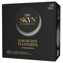 Skyn Unknown Pleasures 42 db latex mentes óvszer, különleges tulajdonságokkal