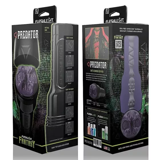 Fleshlight Fantasy – Predator punci (Exclusive Predator Lady betéttel)