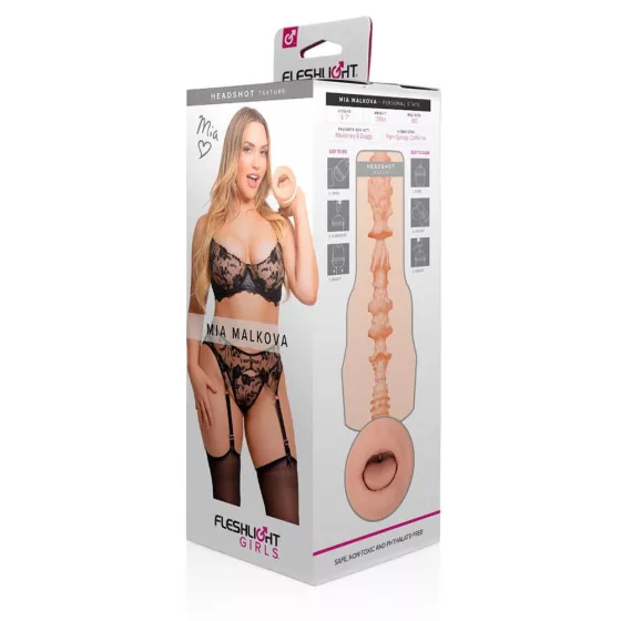 Fleshlight Girls - Mia Malkova száj maszturbátor (Headshot betéttel)
