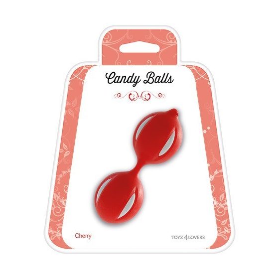 Candy Balls Cherry gésagolyó pár (piros)