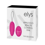   Elys Ripple Egg távirányítható vibrációs tojás (rózsaszín)