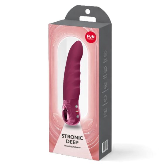 Fun Factory – Stronic Deep pulzátor (bordó)