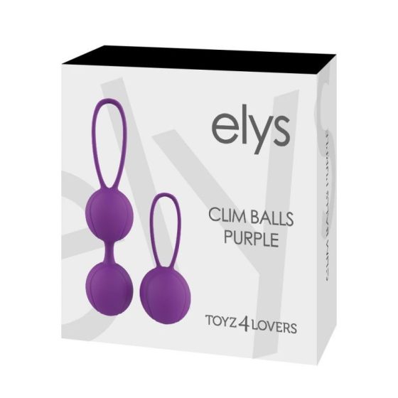 Elys Clim Balls gésagolyó szett, belső ballasztgolyóval (lila)