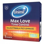 Unimil Max Love Time Control késleltetős óvszer (3 db)