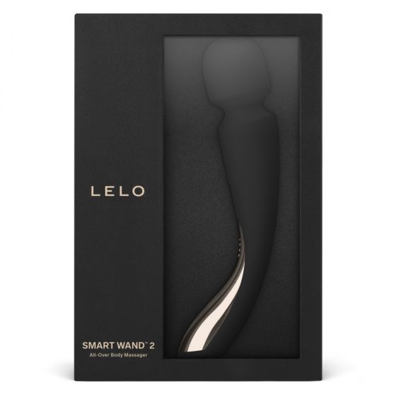 Lelo Smart Wand 2. akkumulátoros masszírozó, közepes méret (fekete) Lelo Smart Wand 2. akkumulátoros masszírozó, közepes méret (fekete)