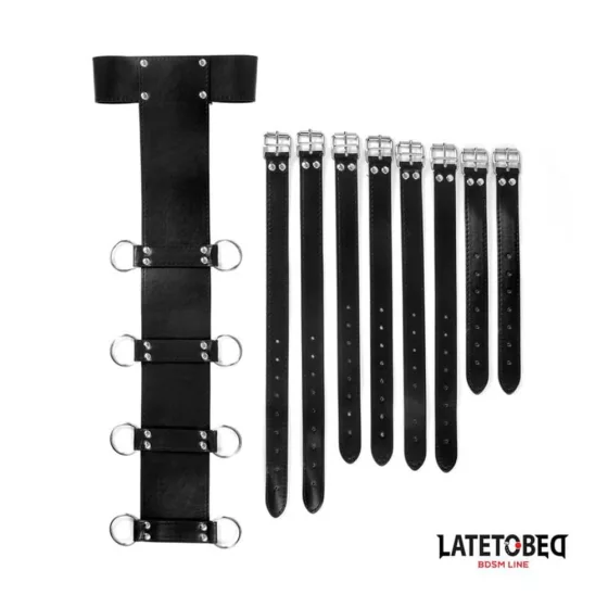 LateToBed – karok a nyakhoz kötözőkészlet négypontos rögzítéssel