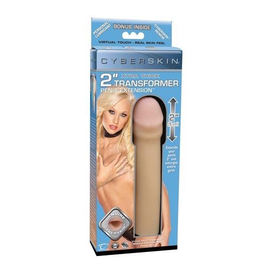 Cyberskin Transformer Xtra Thick 5 cm-es pénisznövelő