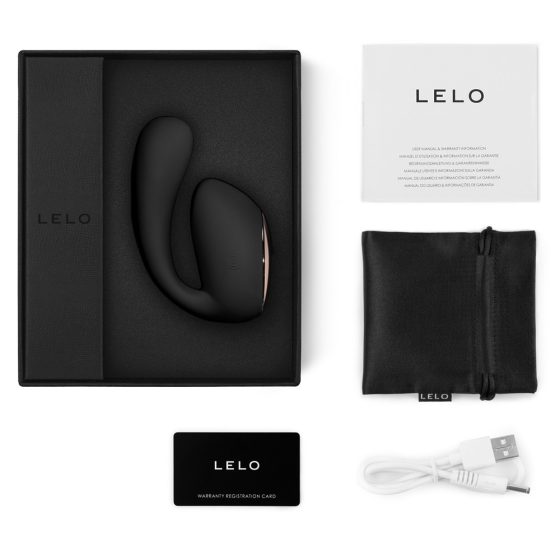 Lelo Ida Wave vibrátor (fekete) (APP-os)